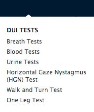 DUI subpages