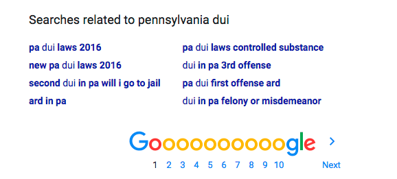 ARD in Pennsylvania search